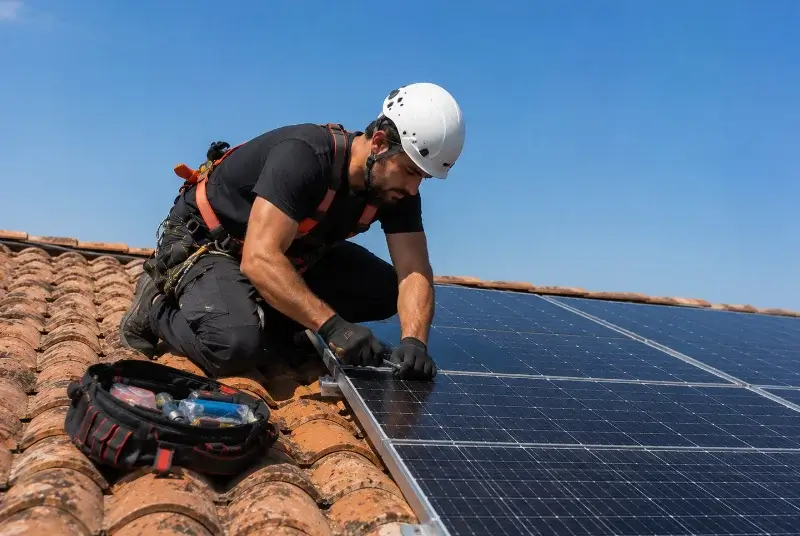 Maintenance et monitoring de panneaux solaires à Lormont