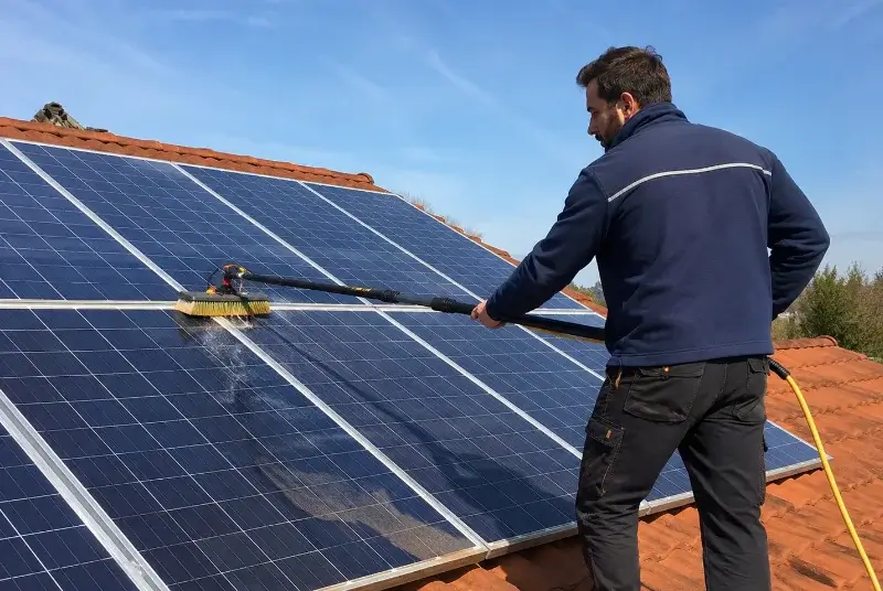 Nettoyage et entretien de panneaux solaires à Lormont